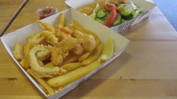 Seafood basket: But not as you know it.