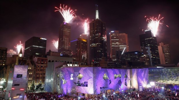 Melbourne's fireworks play a distinctly second fiddle.