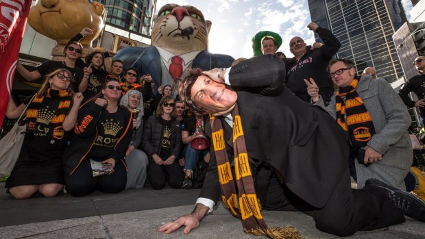 Unions staged a protest outside Crown Casino in Melbourne 