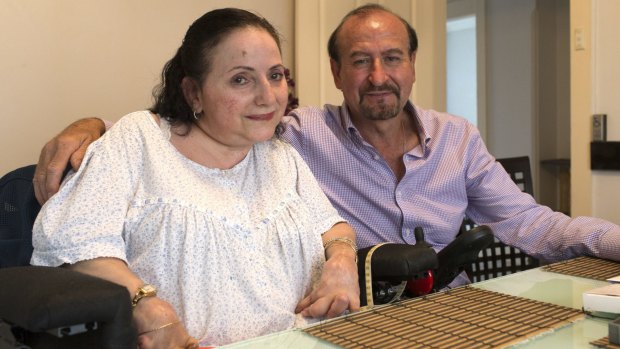 Samar Munoz's health turned around after she had a poo transplant from her husband, Charles.