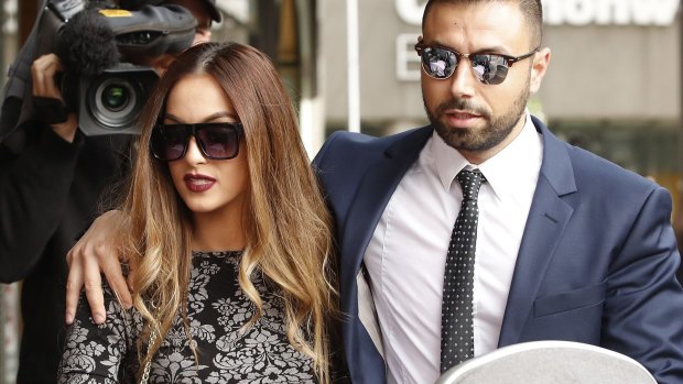 Fatima Mehajer leaves the Downing Centre Court Complex on Thursday.