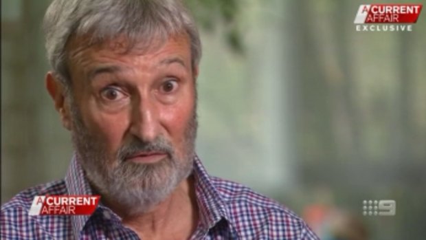Screenshot from A Current Affair's interview with Don Burke over allegations of sexual harassment and bullying, in alleged incidences dating back more than a quarter of a century ago. 27 November 2017. 