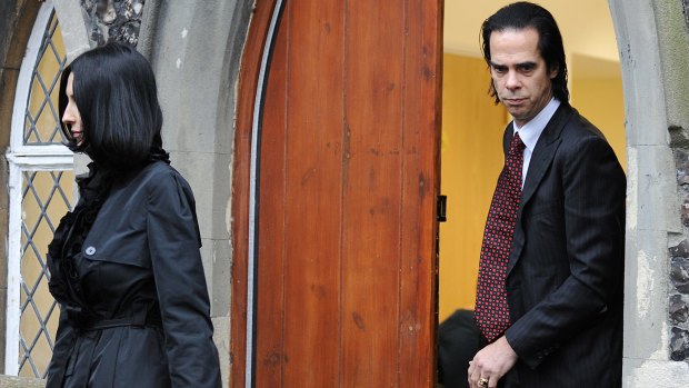 Nick Cave and Susie Bick attend the inquest into the death of their son, Arthur.  