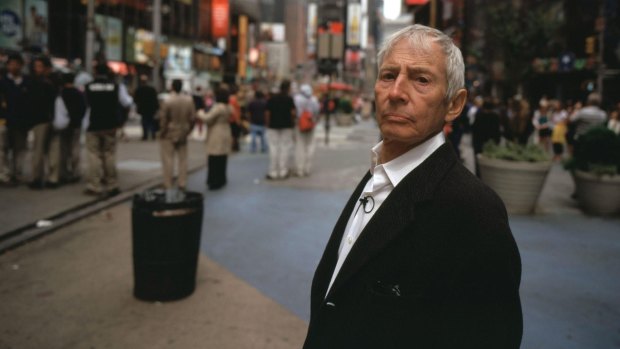 Robert Durst, filmed on the streets of Manhattan for HBO's <i>The Jinx</i>.