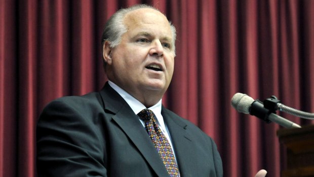 Conservative commentator Rush Limbaugh has created a storm of his own by suggesting that the "panic" caused by Hurricane Irma benefits retailers, the media and politicians who are seeking action on climate change.  