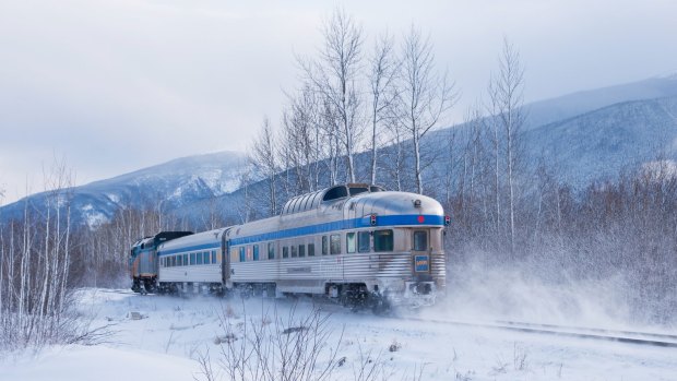 Canada's Via Rail takes travellers into the Rocky Mountains.