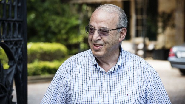 Day in court looms: Eddie Obeid, pictured at his Hunters Hill mansion this week, remains defiant. 