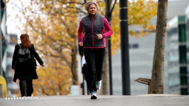 Exercise physiologist Dr Vanessa Rice says  poor running technique will put extra strain on  joints.
