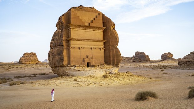 AlUla's striking rock-cut tombs have seen the region named a UNESCO World Heritage Site. 