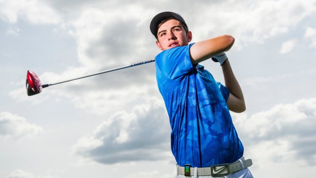Prodigy: Teenager Ryan Ruffels has received rave reviews from the likes of Stuart Appleby.