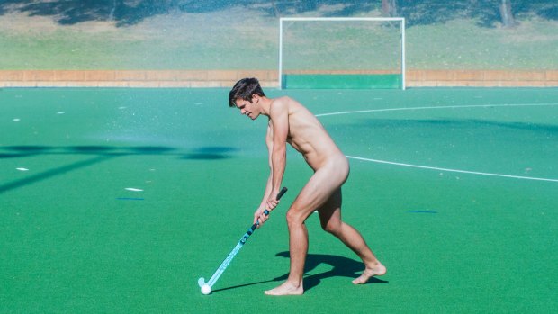 Australian hockey player Dylan Wotherspoon put his body on the line.