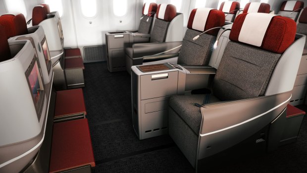 Business class on a LATAM 787-9 Boeing Dreamliner.