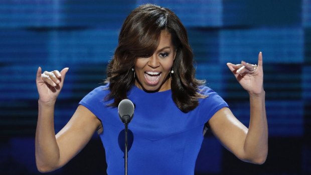 First Lady Michelle Obama has abandoned the first-lady-in-skirt-suits model favoured by most of her predecessors. 