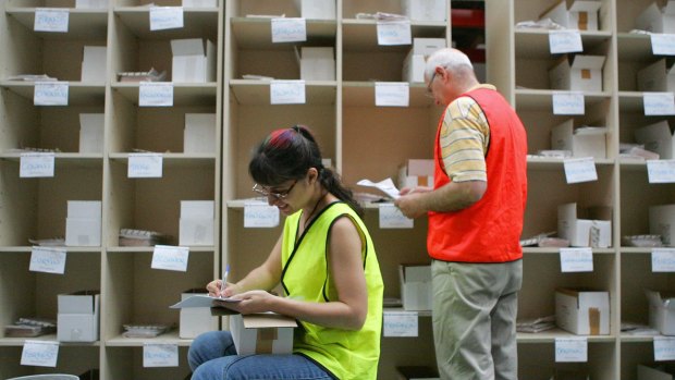 Australia Post is expected to deliver more than a million postal votes for this election. 