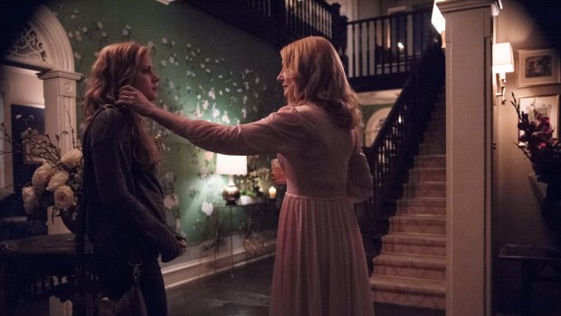 Amy Adams as Camille with Patricia Clarkson as her mother Adora in HBO's Sharp Objects.