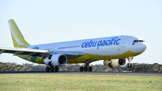 Cebu Pacific flies to Manila from Melbourne three times a week.