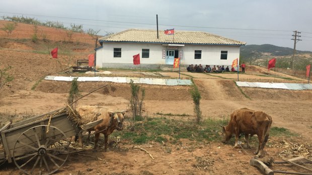 A local committee headquarters in a rural area.