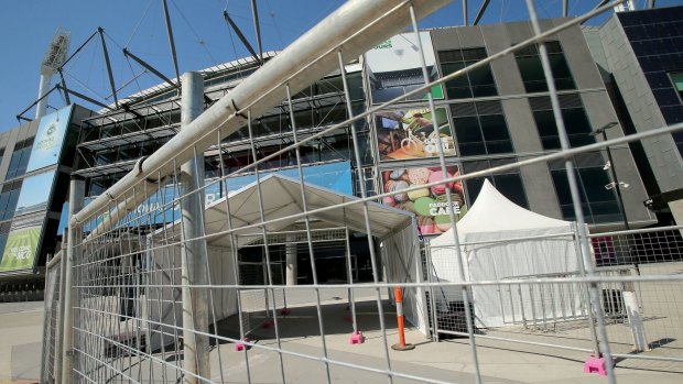 Fence off: The MCG's security fence isn't returning.
