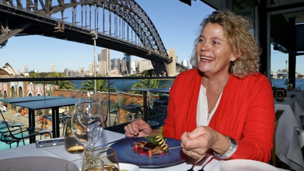 Fiona Simson, President of NSW Farmers at Aqua Dining in Milsons Point.