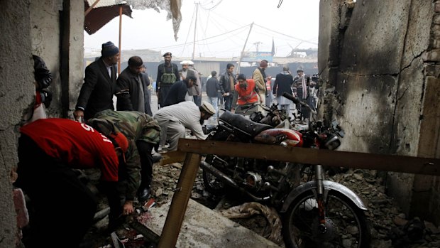 The suicide attack targeted a police checkpoint in northwestern Pakistan, a local government official said.