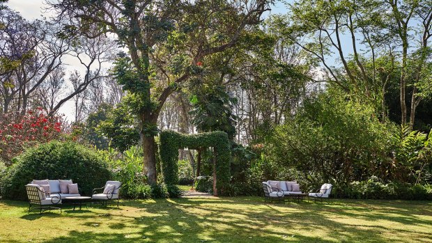 The garden at Legendary Lodge, Arusha, Tanzania.