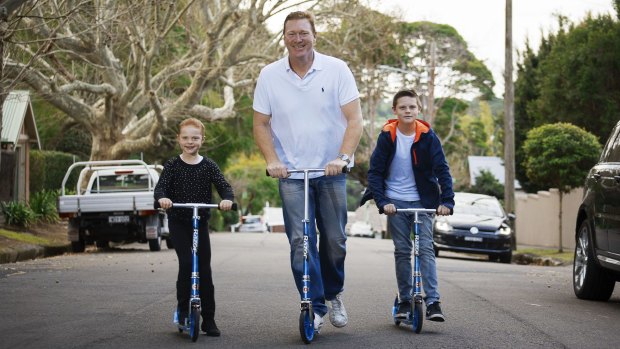 The chronic pain Chris Philips suffered was so bad he could not hold his newborn child. Now, thanks to pain treatments, he can go for scooter rides with his children. 