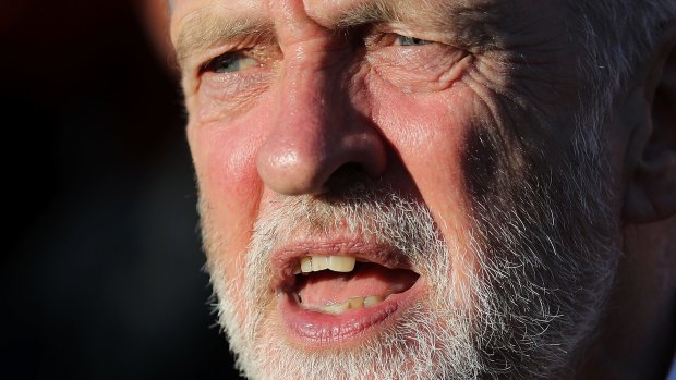  Labour Party leader Jeremy Corbyn during a campaign event in Morley, England, on Monday.