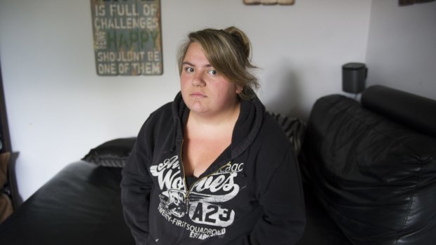 Taylah Kolaric alleges she was punched twice by a man in the Mooseheads carpark earlier this month.