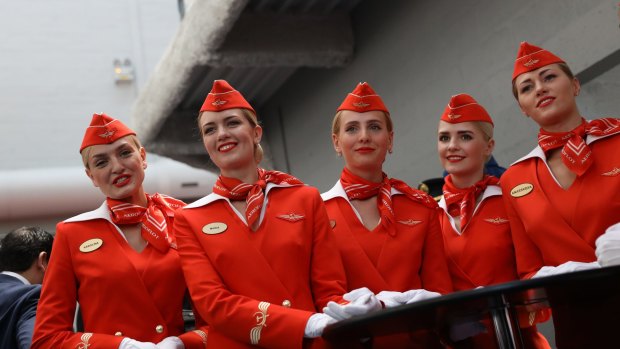 Aeroflot says it does not disclose its 'internal rules and regulations' including those that relate to cabin crew uniform requirements.