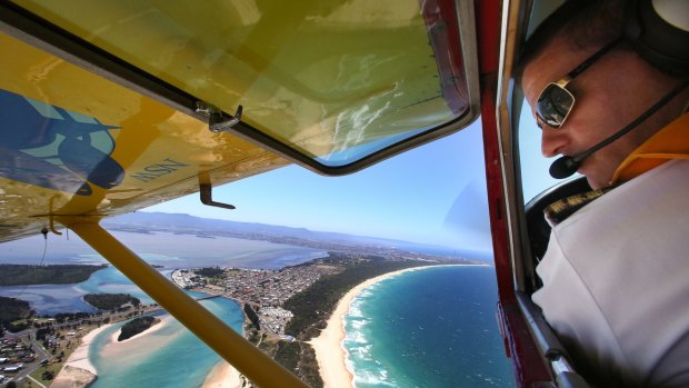 Aerial patrols will be on the lookout for sharks this summer. 