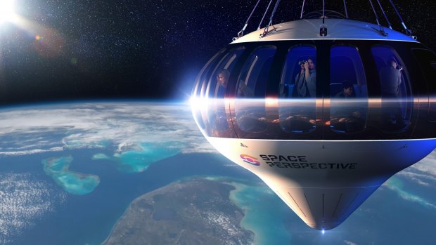 The 198-metre-tall balloon can carry up to eight guests along with the pilot in a capsule that includes a bar and bathroom. It will offer 360-degree views and reclining seats.