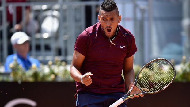 Pumped: Nick Kyrgios is desperate to play for Australia at the Olympics.