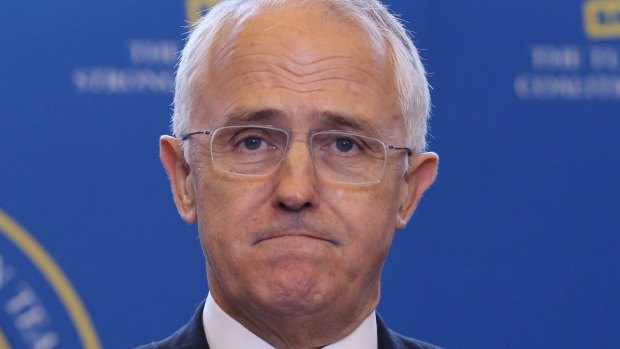 Same-sex marriage woes: Prime Minister Malcolm Turnbull.  