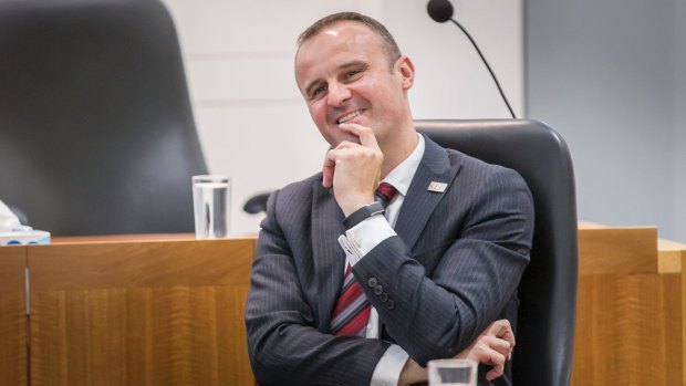 Now Chief Minister Andrew Barr was planning minister in 2009. 