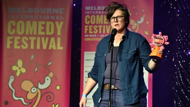 Hannah Gadsby hit back at MICF founding patron Barry Humphries, who called transgender women 'mutilated men'.