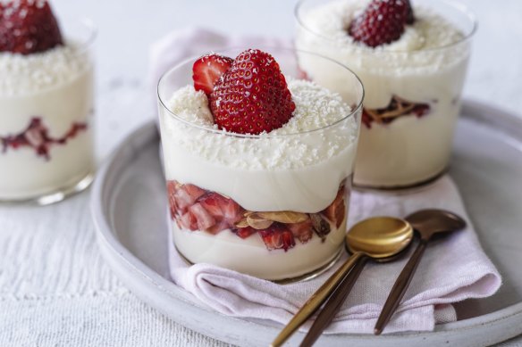 Adam Liaw's new spin on strawberries and cream.