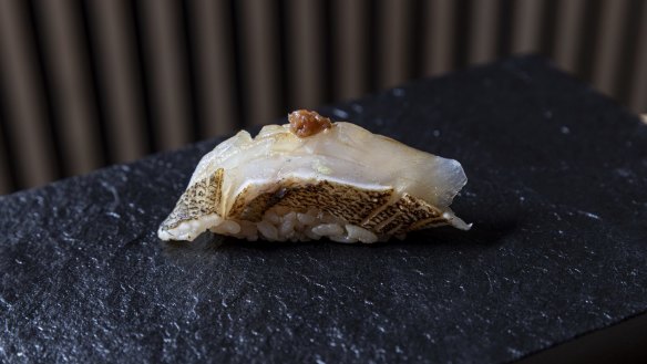 Go-to dish: King George whiting nigiri.