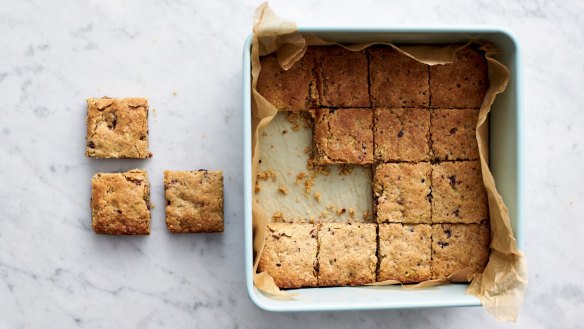 Sweet and simple was the rule for snacks, such as these 