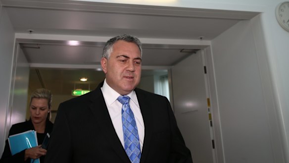 Treasurer Joe Hockey refused to "entertain" questions on Mr Abbott's leadership.
