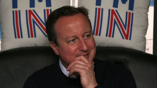British Prime Minister David Cameron may have his job riding on the outcome of Thursday's vote.