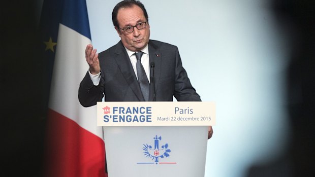 French President Francois Hollande in Paris last week.