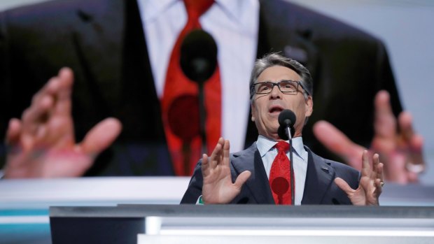 Former Governor Rick Perry of Texas at the RNC in July.