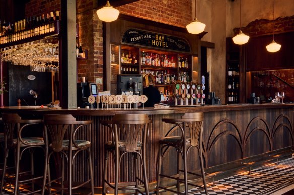 Publican Liam Ganley wanted to re-create the look of old pubs in Ireland, his home country.