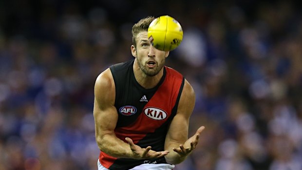 Best and fairest: Cale Hooker of Essendon.