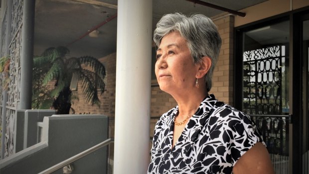 ANU research associate in the School of Culture, History and Language Keiko Tamura. Dr Tamura is putting together a database of Prisoners of War and civilian internees whose bodies and ashes rest in Cowra.