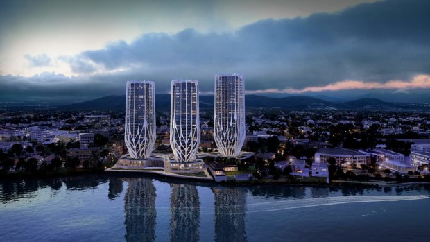 An artist's impression of Sunland's proposed $420 million Grace on Coronation development.