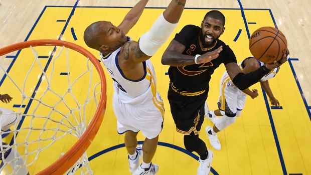 On the rise: Kyrie Irving's Australian connection is a strong marketing tool.