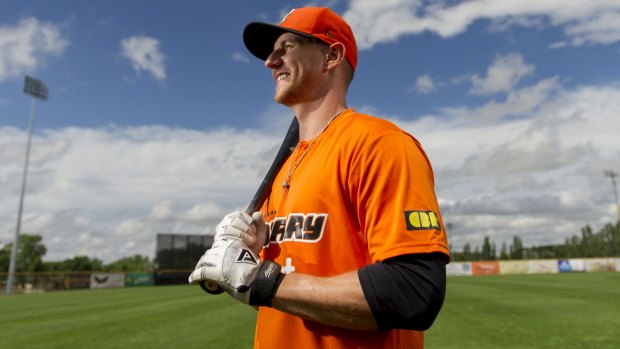 Canberra Cavalry third-base Bryan Pounds was one phone call away from the Majors.