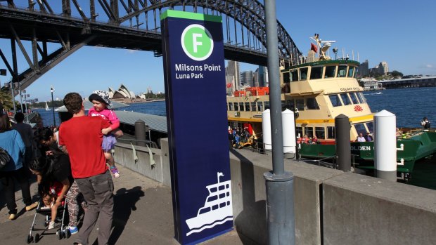 Milsons Point ferry wharf will be closed for six months.
