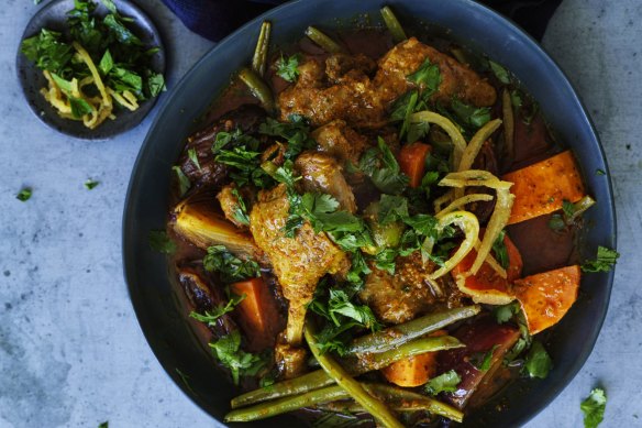 Neil Perry's duck tagine is on high rotation during winter.
